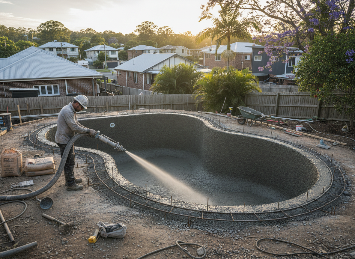 Concrete Pool Construction in Brisbane, QLD